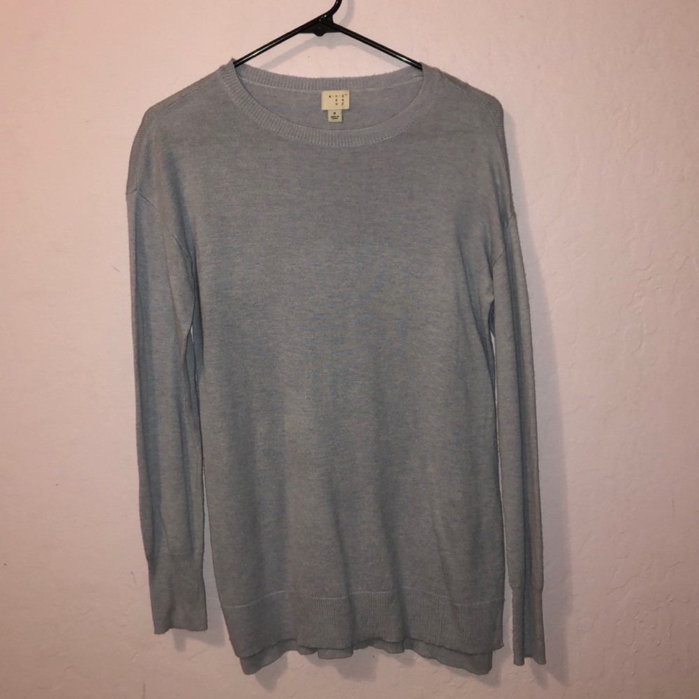 Baby blue sweater
